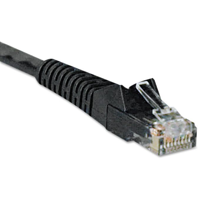 Cat6 Gigabit Snagless Molded Patch Cable, RJ45 (M/M), 14 ft., Black