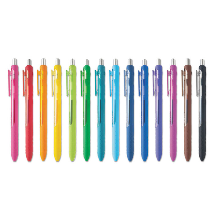 InkJoy Retractable Gel Pen, Medium 0.7mm, Assorted Ink/Barrel, 36/Pack