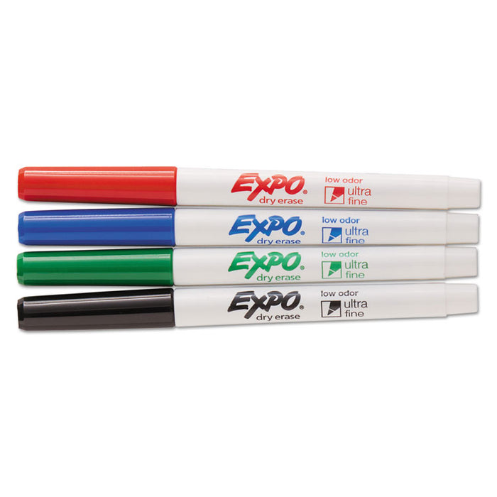 Low-Odor Dry Erase Marker Office Value Pack, Extra-Fine Needle Tip, Assorted Colors, 36/Pack
