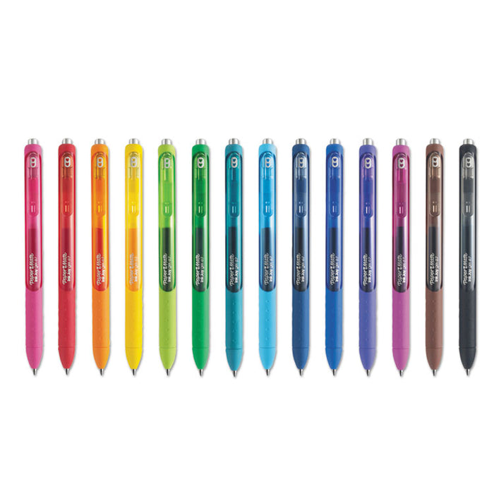 InkJoy Retractable Gel Pen, Medium 0.7mm, Assorted Ink/Barrel, 36/Pack