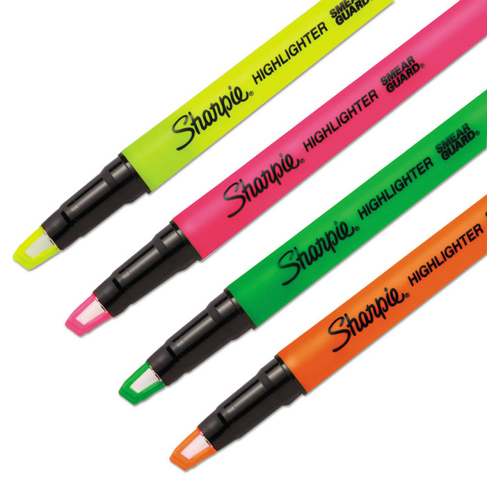 Clearview Pen-Style Highlighter, Chisel Tip, Assorted Colors, 36/Pack