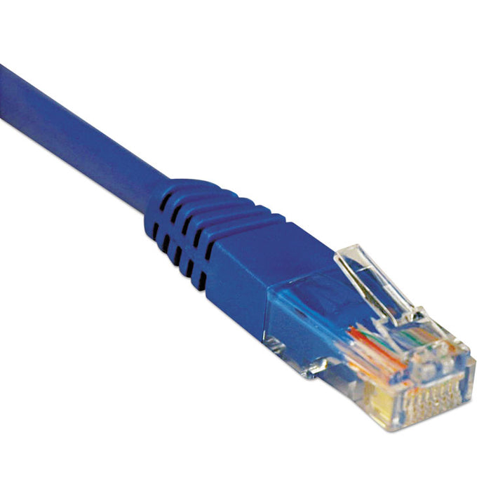 Cat5e 350MHz Molded Patch Cable, RJ45 (M/M), 25 ft., Blue