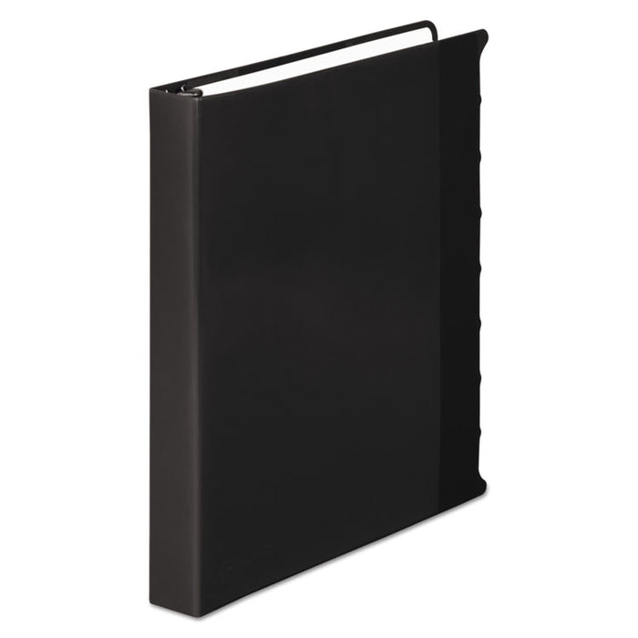 View-Tab Presentation Round Ring View Binder With Tabs, 3 Rings, 1" Capacity, 11 x 8.5, Black