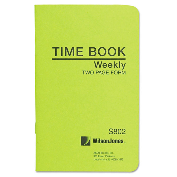 Foreman's Time Book, Week Ending, 4-1/8 x 6-3/4, 36-Page Book