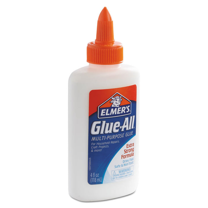Glue-All White Glue, 4 oz, Dries Clear