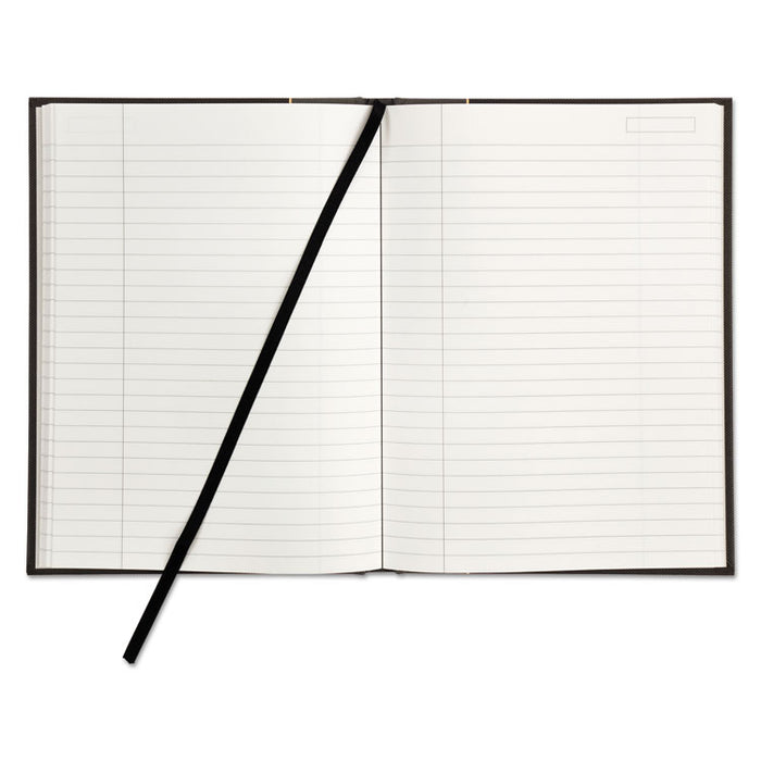 Royale Casebound Business Notebook, College, Black/Gray, 8.25 x 5.88, 96 Sheets