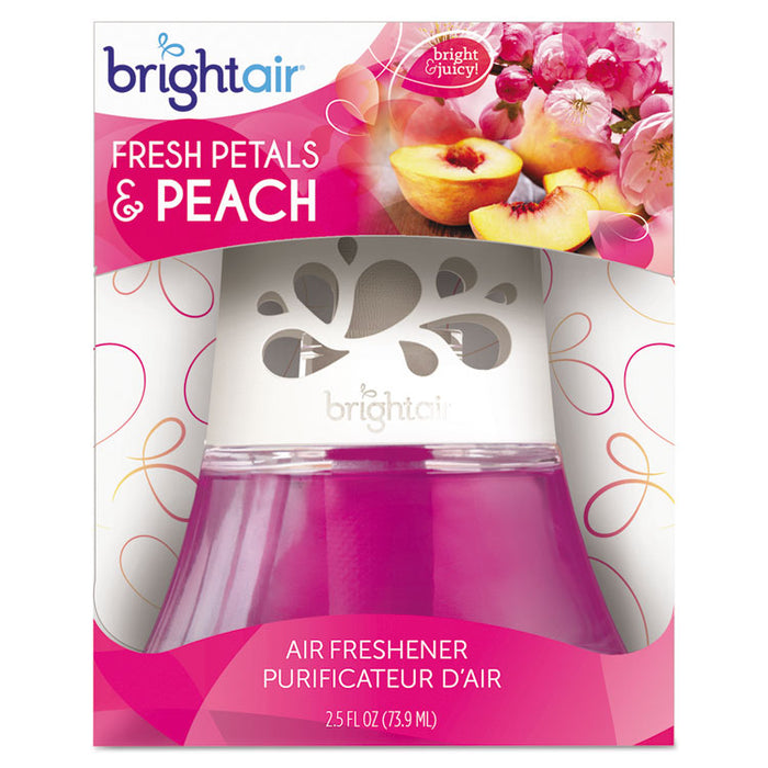 Scented Oil Air Freshener Diffuser, Fresh Petals and Peach, Pink, 2.5 oz