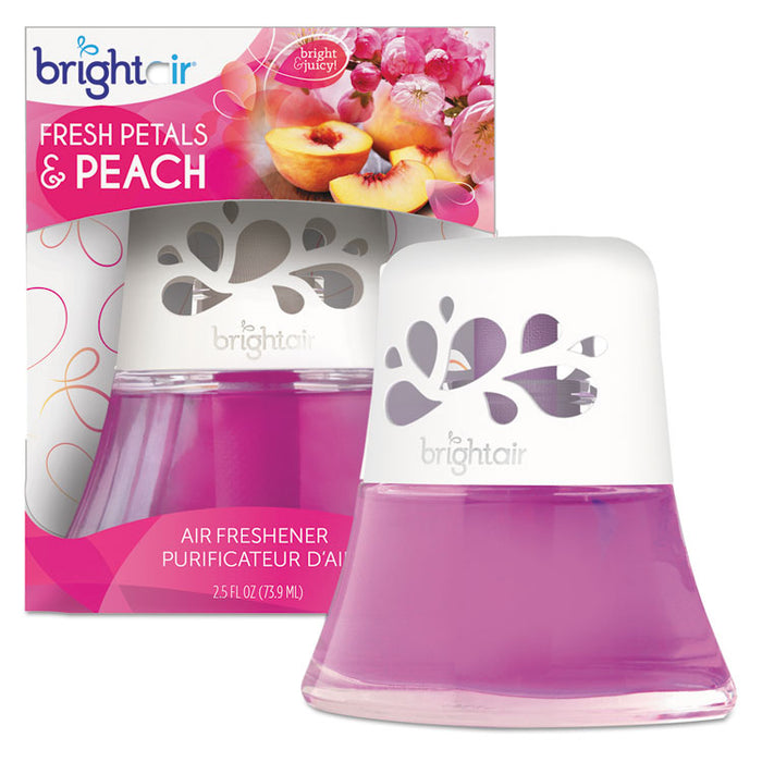 Scented Oil Air Freshener Diffuser, Fresh Petals and Peach, Pink, 2.5 oz