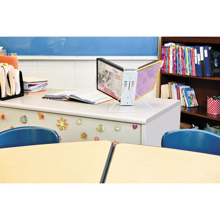 InstaView Expandable Desktop Reference System, 10 Panels, Assorted Borders