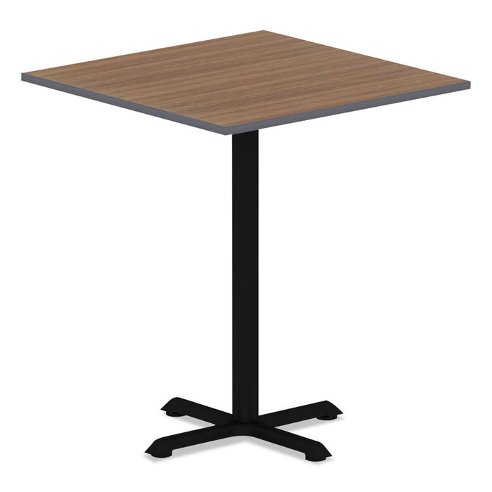 Reversible Laminate Table Top, Square, 35.38w x 35.38d, Espresso/Walnut