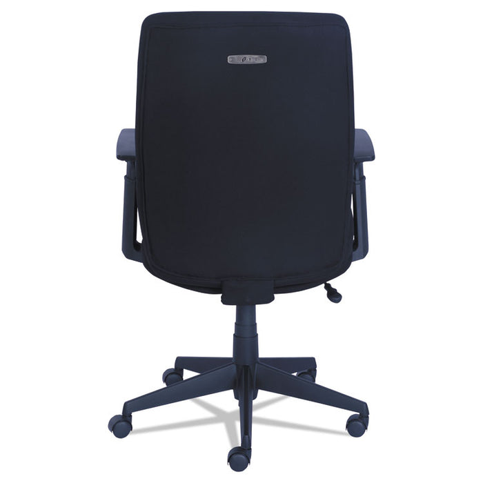 Baldwyn Series Mid Back Task Chair, Supports up to 275 lbs., Black Seat/Black Back, Black Base