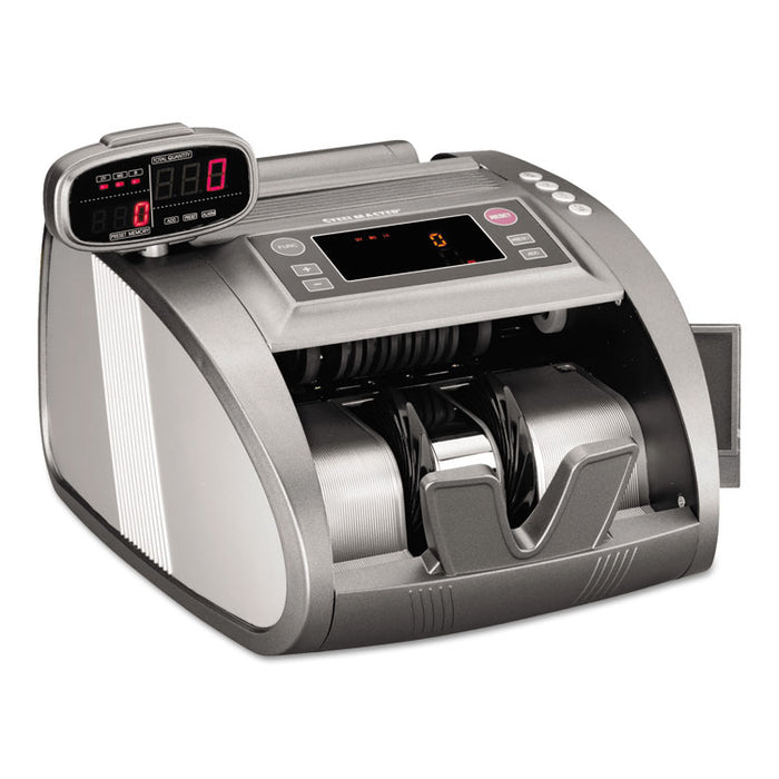 4820 Bill Counter with Counterfeit Detection, 1200 Bills/Min, Charcoal Gray