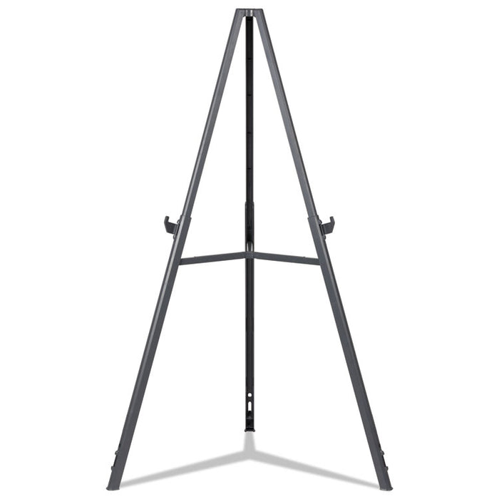 Quantum Heavy Duty Display Easel, 35.62" to 61.22" High, Plastic, Black