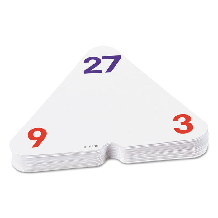 Multiplication/Division Three-Corner Flash Cards, 8 & Up, 48/Set