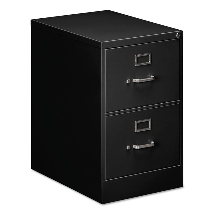 Two-Drawer Economy Vertical File Cabinet, Legal, 18.25w x 25d x 29h, Black