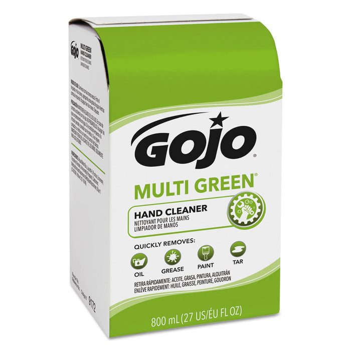 MULTI GREEN Hand Cleaner 800 mL Bag-in-Box Dispenser Refill, Citrus, 12/Carton