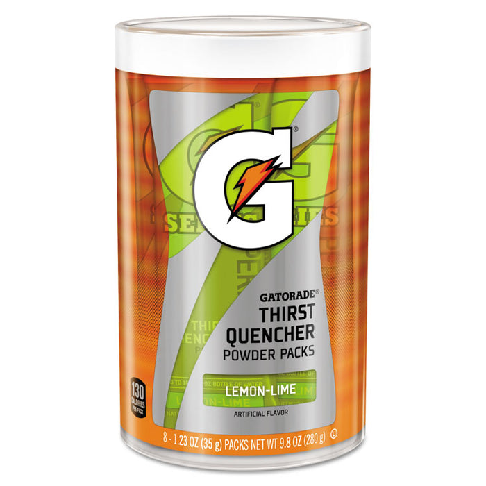 Thirst Quencher Powder Drink Mix, Lemon-Lime, 1.34oz Stick, 64/Carton