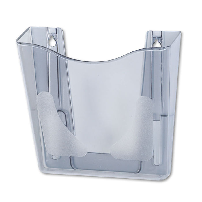 Euro-Style DocuPocket Portrait Wall File, A4/Letter/Magazines/Portfolio Size, 10.25" x 4" x 10", Smoke