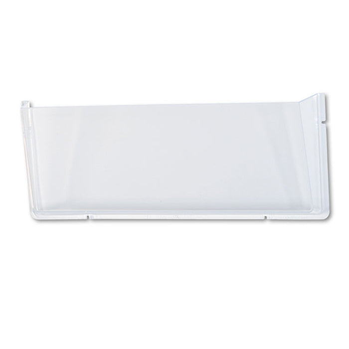 Unbreakable DocuPocket Wall File, Legal Size, 17.5"  x 3" x 6.5", Clear