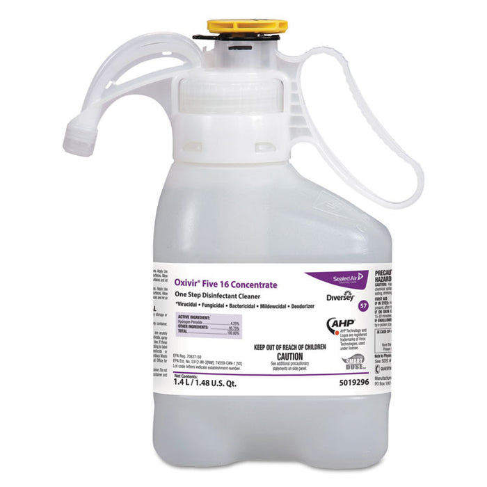 Oxivir Five 16 Concentrate One Step Disinfectant Cleaner, Liquid, 1.4 L, 2/CT