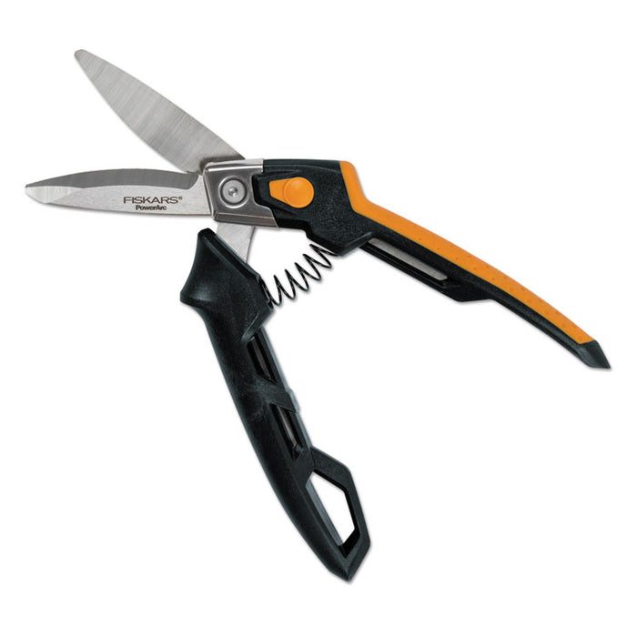 PowerArc Utility Snips, 8" Long, Straight Handle