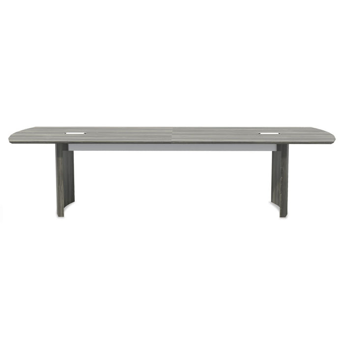 Medina Series Conference Table Legs, 27.56" x 2.38" x 28.11", Gray Steel