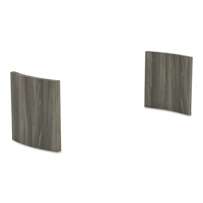 Medina Series Conference Table Legs, 27.56" x 2.38" x 28.11", Gray Steel