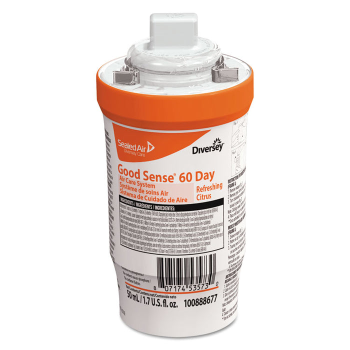 Good Sense 60-Day Air Care System, Citrus, 2 oz, 6/Carton