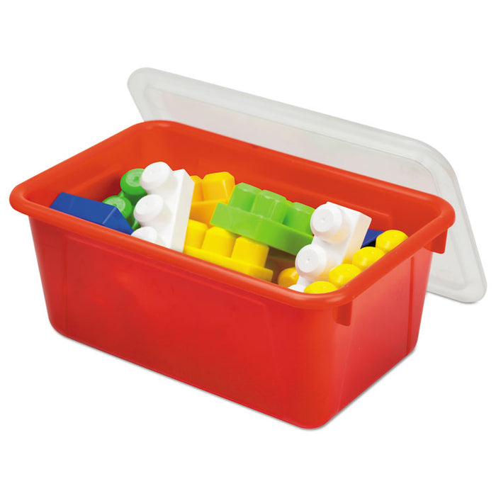 Cubby Bins, 12.25 x 7.75 x 5.13, Red, 6/PK