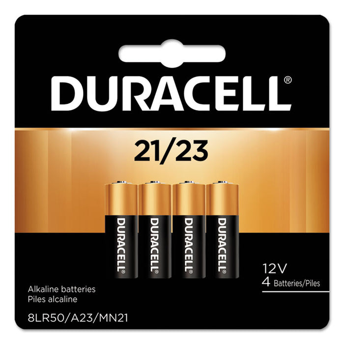 Specialty Alkaline Batteries, 21/23, 12 V, 4/Pack