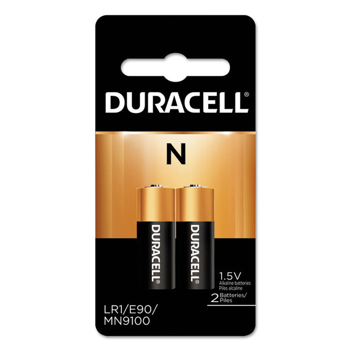 Specialty Alkaline Battery, N, 1.5 V, 2/Pack