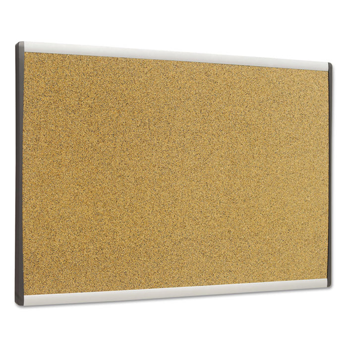 ARC Frame Cork Cubicle Board, 14 x 24, Tan, Aluminum Frame