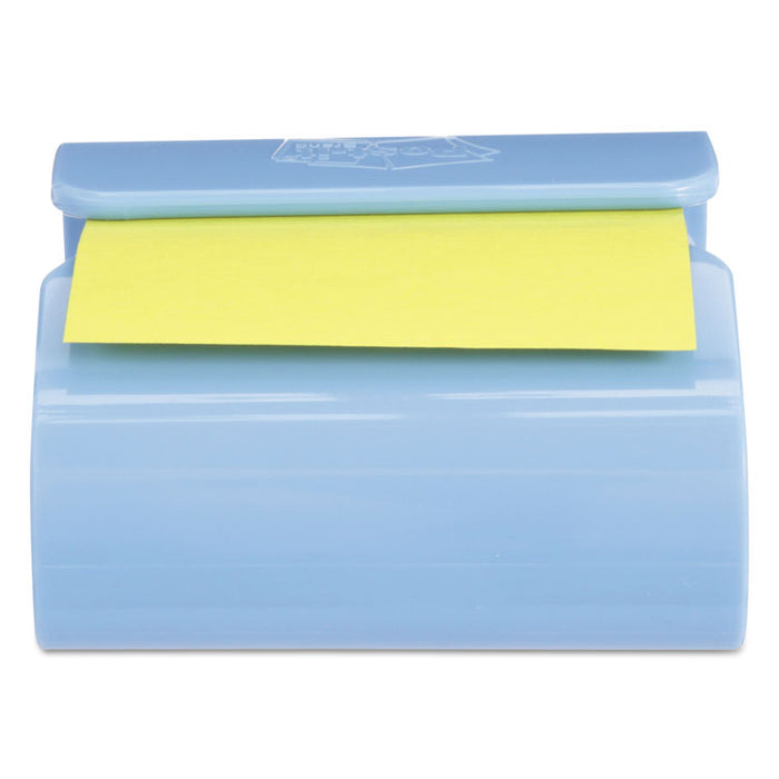 Wrap Dispenser, For 3 x 3 Pads, White/Periwinkle