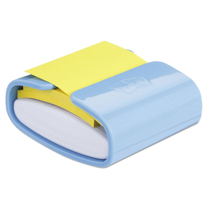 Wrap Dispenser, For 3 x 3 Pads, White/Periwinkle