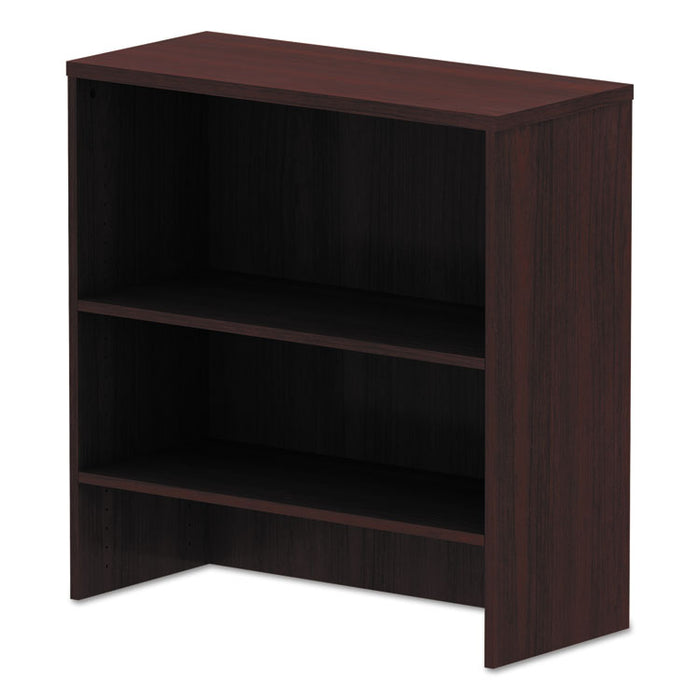 Alera Valencia Series Hutch, 34.13w x 15d x 35.38h, Mahogany