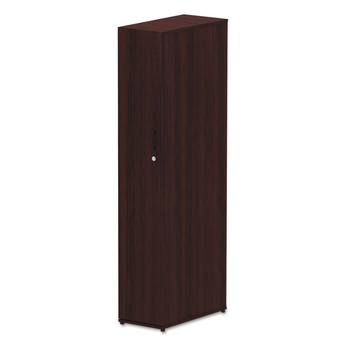 Alera Valencia Series Wardrobe, 11 7/8w x 23 7/8d x 65h, Mahogany