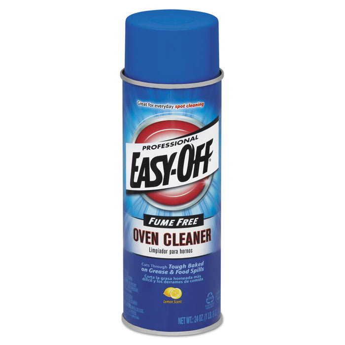 Fume Free Max Oven Cleaner, Foam, Lemon, 24oz Aerosol, 6/Carton