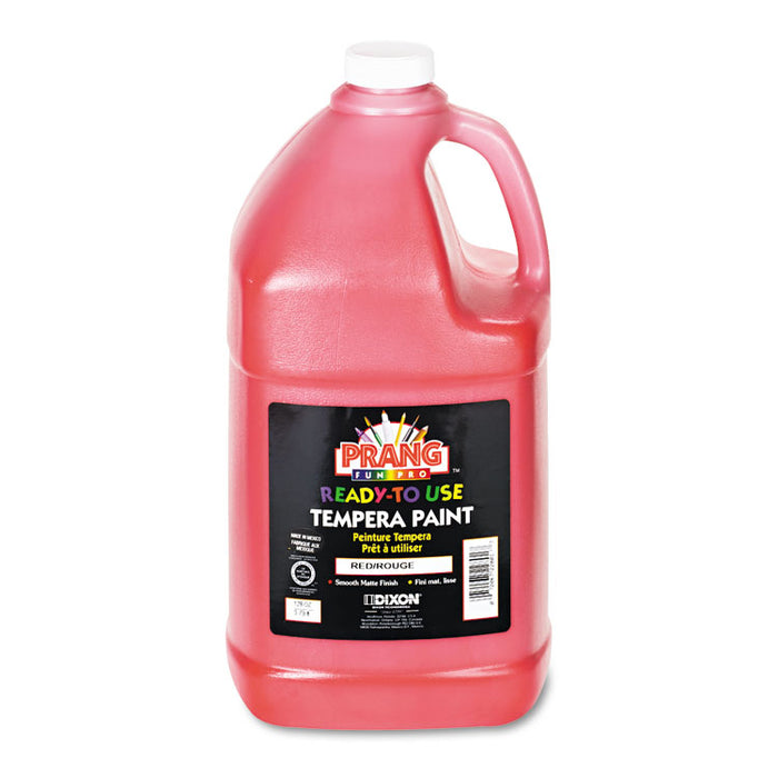 Ready-to-Use Tempera Paint, Red, 1 gal