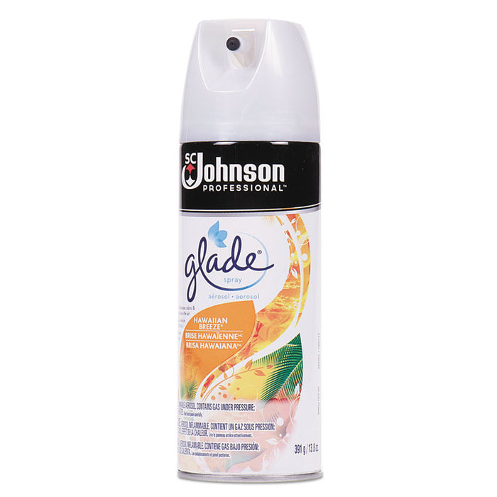 Air Freshener, Hawaiian Breeze Scent, 13.8 oz Aerosol Spray, 12/Carton