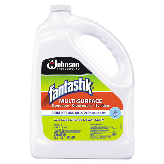 Multi-Surface Degreaser, Disinfectant, Sanitizer, Pleasant Scent, 1 Gallon Bottle, 4/Carton