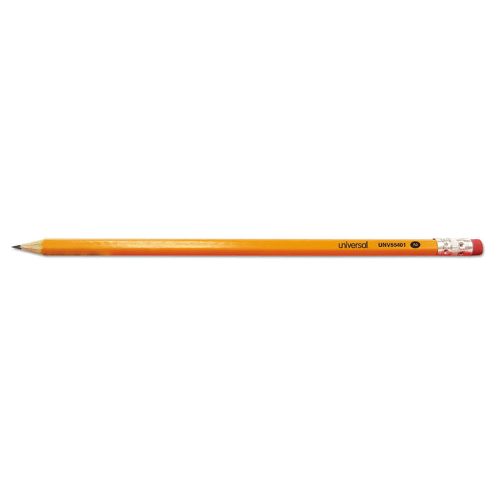 #2 Pre-Sharpened Woodcase Pencil, HB (#2), Black Lead, Yellow Barrel, 24/Pack