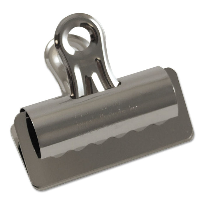 Bulldog Clips, Large, Nickel-Plated, 12/Box