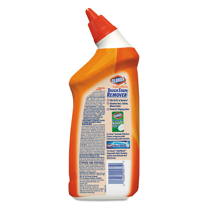 Toilet Bowl Cleaner, Tough Stain Remover, 24oz Bottle, 12/Carton