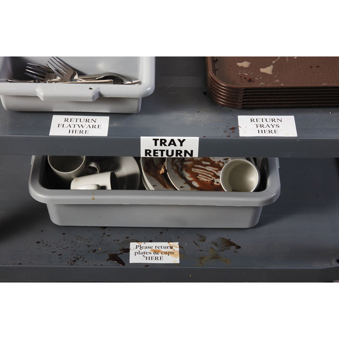 LW Durable Shelving Labels, 1" x 3.5", 100/Roll