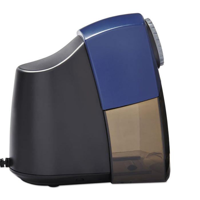 TeacherPro Classroom Electric Pencil Sharpener, AC-Powered, 5.75" x 8.5" x 8", Blue