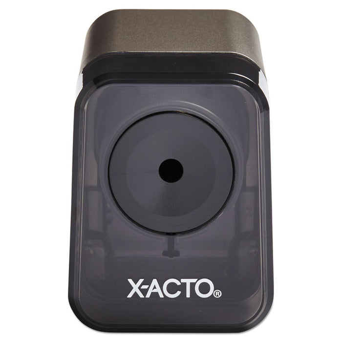 XLR Office Electric Pencil Sharpener, AC-Powered, 3" x 5.5" x 4", Putty