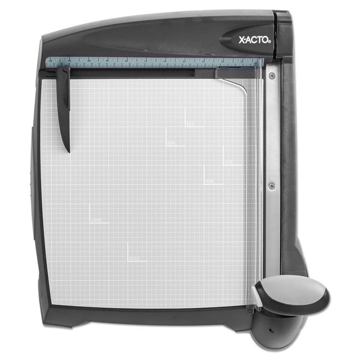 12-Sheet Laser Guillotine Trimmer, 12" Cut Length, Plastic Base, 12 x 12