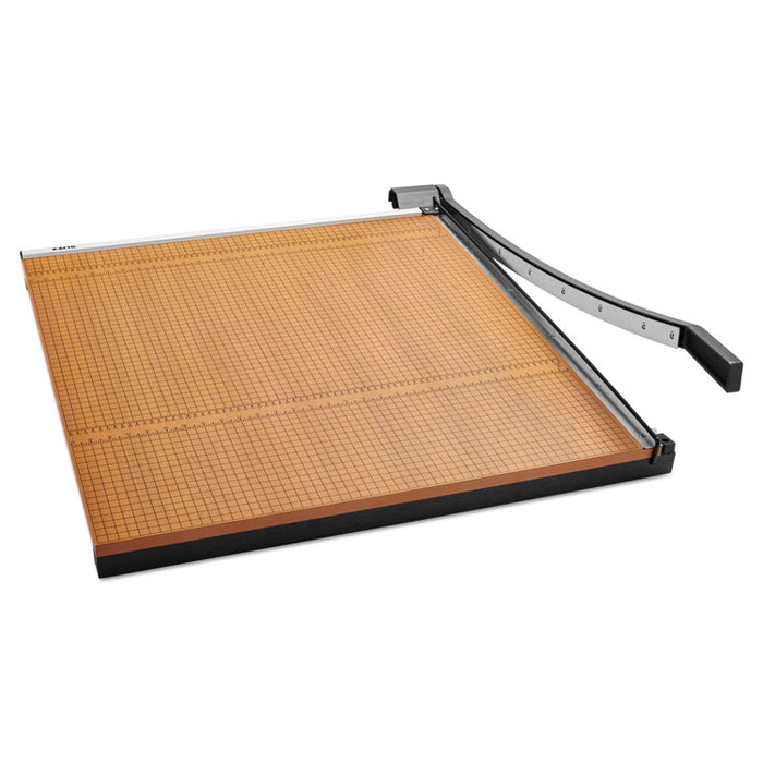 Square Commercial Grade Wood Base Guillotine Trimmer, 20 Sheets, 30" x 30"