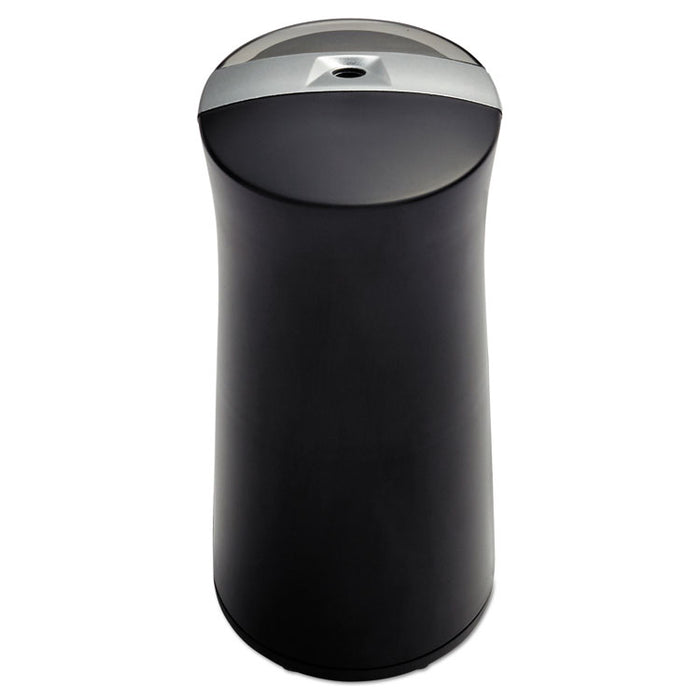 Inspire+ Battery Pencil Sharpener, Battery-Powered, 4.5" x 4.5" x 8.5", Black/Silver