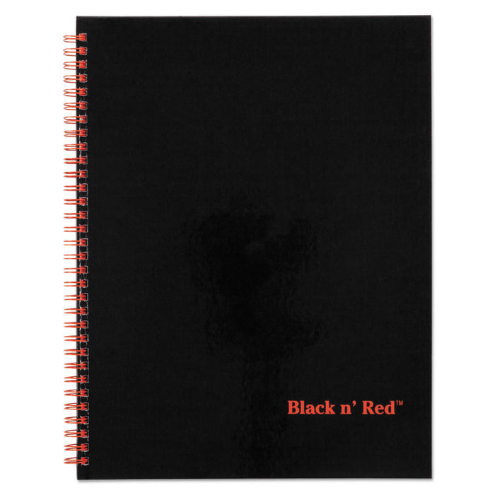 Twinwire Hardcover Notebook Plus Pack, Wide/Legal Rule, Black, 11 x 8.5, 70 Sheets, 2/Pack